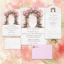 Lavish Blush Roses Boho Wedding Arch Wedding Suite