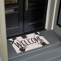 Magpie welcome mats