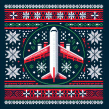 Ugly Aviation Themed Christmas Sweaters! 