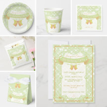 Green Art Nouveau Magical Girl Birthday Party