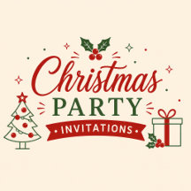 Christmas Party Invitations