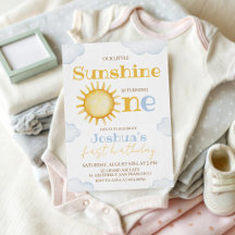 Sunshine First Birthday Collection