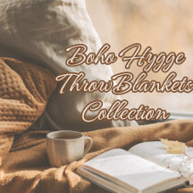 Boho Hygge Throw Blankets Collection