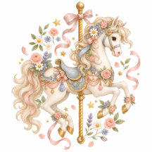 Magical Carousel Horse Floral Design
