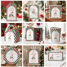 Teddy Bear Santa Baby Christmas Baby Shower