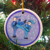 Martial Arts, Karate Ornaments for Holiday