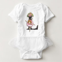 Little Ballerina Monogram Baby Sets A to Z