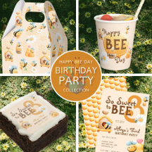 So Sweet to Bee 3 Cute Third Birthday Party Suite