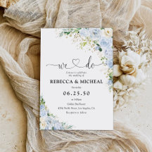 Dusty Blue Wedding Collection