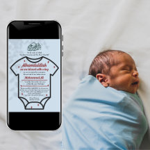 Muslim Baby Birth Announcement