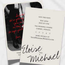 Modern Handwritten Overlay Wedding Suite