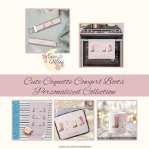 Cute Coquette Cowgirl Boots Personalized