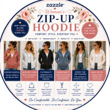 Woman's Zip-Up Hoodie 