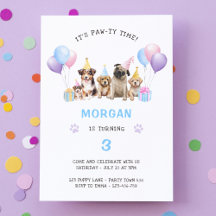Dogs Pawty Birthday Party