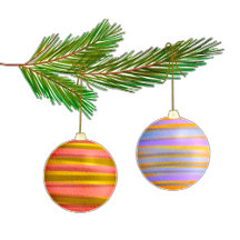 Festive Christmas Ornaments 