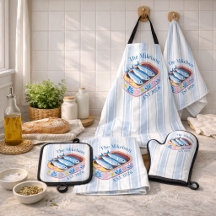 Retro Sardine Family Custom Name Coasta