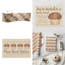 Crumb Muffin Brunch Bakery Party Collection