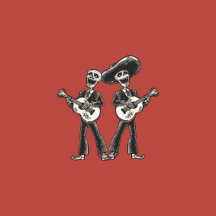 Calavera Collection (Gay Couple) Red/Gold