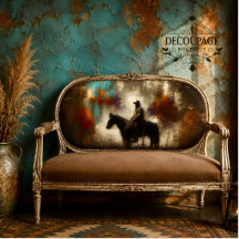 Western Riders & Desert Sunset Decoupage Tissue 