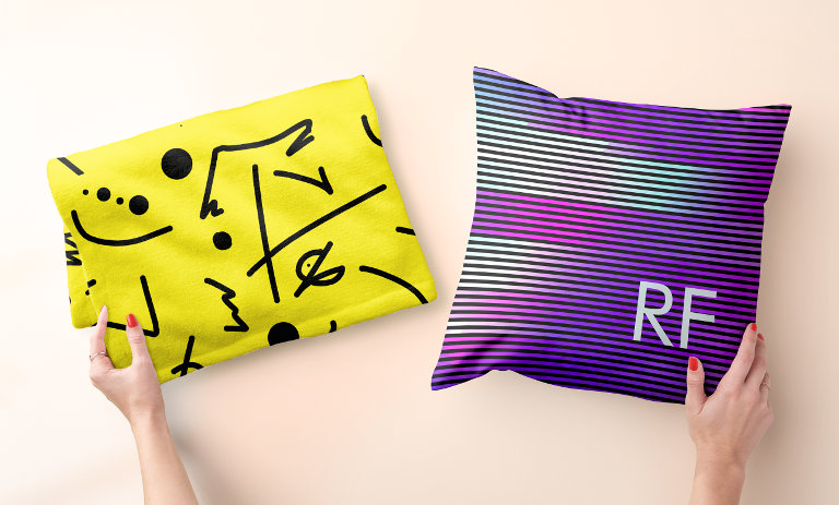 Browse our Home & Living section to find customisable cushions, blankets, mugs, magnets, and more!