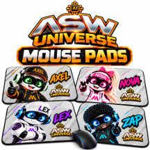 Mouse Pads - ASW Universe - Axel, Nova, Lex & Zap 