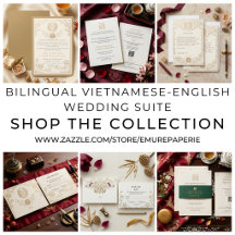 Bilingual Vietnamese English Wedding Suite