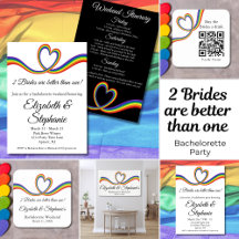 2 Brides Are Better Than One Bachelorette Party