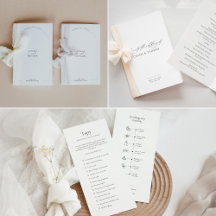 Timeless Wedding Timelines & Programs