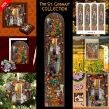 Stained Glass Window Design of St. Gobnait