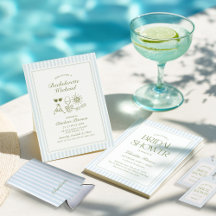 Blue & Green Bridal Shower | Bachelorette