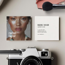 Contemporary Full Photo Business Card