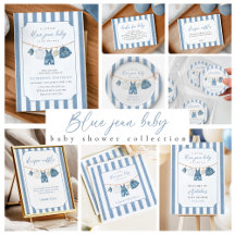 Denim Blue Jean Baby Shower