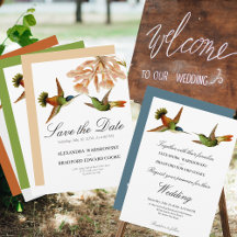 Vintage Hummingbird Wedding