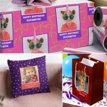 Fun Kids Birthday Party Supplies with Photo