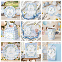 Silly Goose Blue Bow Birthday Party