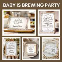 A Baby Is Brewing Baby Shower