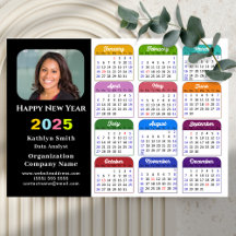 2026 Calendar Business Magnetic Cards