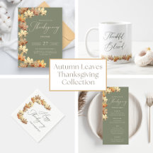 Autumn Leaves Thanksgiving Collection