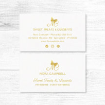 BUSINESS Modern Elegant Butterfly Monogram