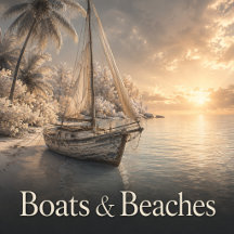 Boats and Beaches: Fantasy Dreamscape Collection