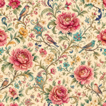 Gardens of Shiraz | Songbirds & Peony Chintz