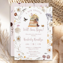 A New Chapter Wildflower Baby Shower