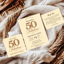 Leopard Neutral 50 & Fabulous Birthday