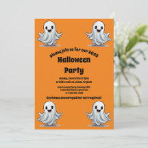 Halloween Party Invitations