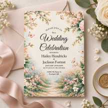 Enchanted Garden Wildflower Butterfly Wedding 