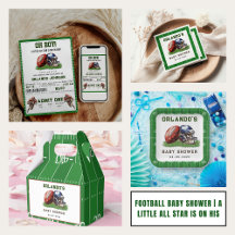Football Baby Shower Collection |A Little All Star