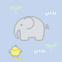 Elephant and Chick