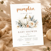 Little Pumpkin Baby Shower Fall
