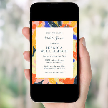 Digital Bridal Shower Invitations