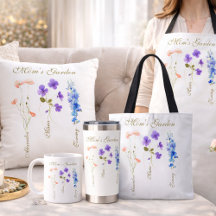 Personalized Kids Name Garden Mother